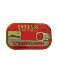 LESPADON SARDINES IN VEG 125G