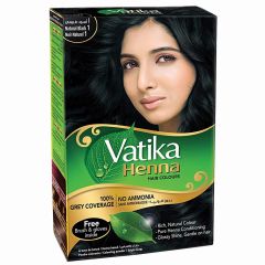 VATIKA HENNA HAIR COLOUR BLACK 60G