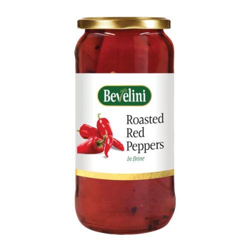BEVELINI ROASTED RED PEPPERS 465G