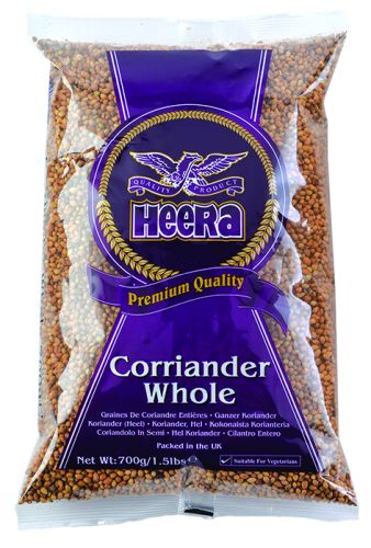 HEERA CORIANDER WHOLE - BIG (DHANIYA WHOLE) 700G