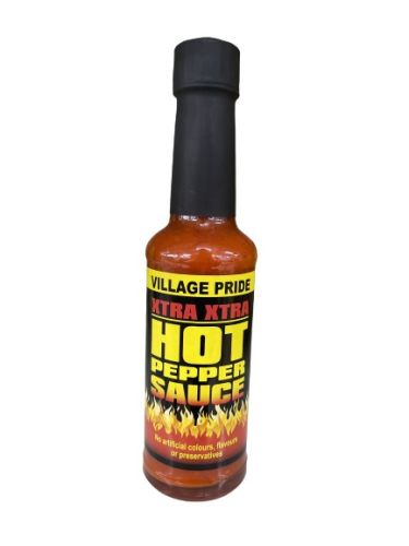 VILLAGE PRIDE EXTRA EXTRA HOT PEPPER SAUCE 142ML