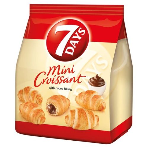 7 Days Chocolate CACAO Crème Mini Croissant 5 Pack 185G