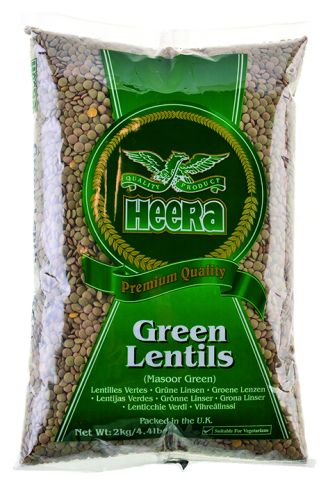 HEERA MASOOR GREEN  (GREEN LENTIL) 500G