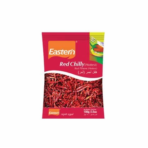 EASTERN RED CHILLI WHOLE 100G