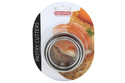 APOLLO PASTRY CUTTERS ROUND 3PACK SET