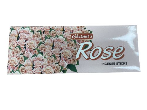 GHELANI'S ROSE 6 PACK INCENSE STICKS