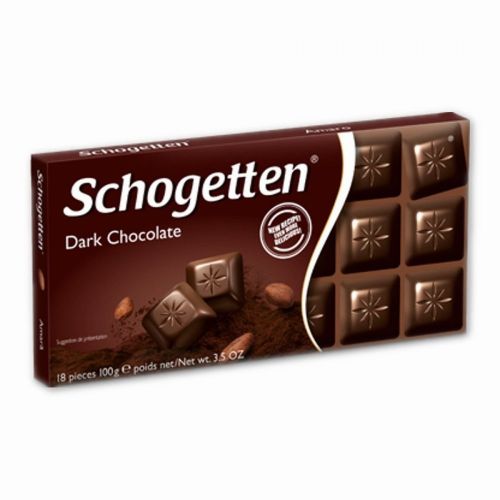 SCHOGETTEN DARK CHOCOLATE 100G