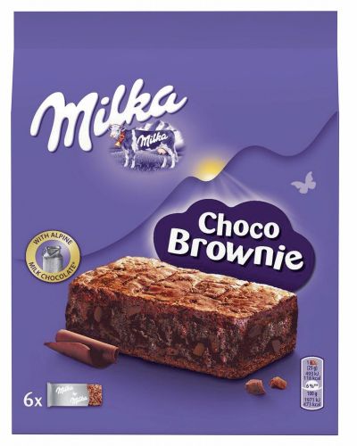 MILKA CHOCOLATE BROWNIE 6PACK 150G