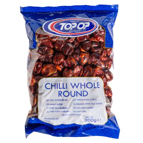 TOP OP WHOLE ROUND CHILLIES 200G