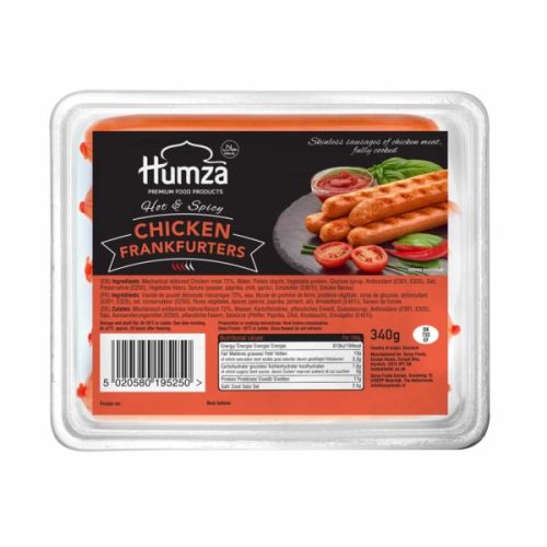 HUMZA CHICKEN SPICY FRANKFURTERS 340G