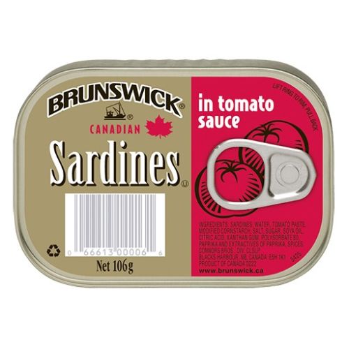 BRUNS SARDINES IN TOMATO 106G