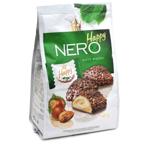 HAPPY NERO NUTS WAFFER 140G