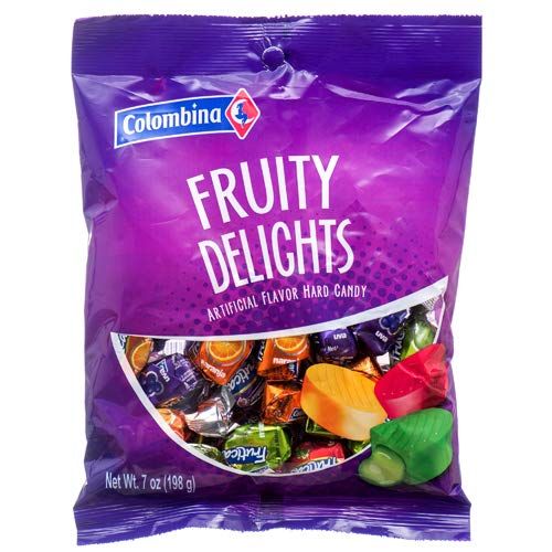 COLOMBIA FRUITY DELIGHTS CANDY 198G