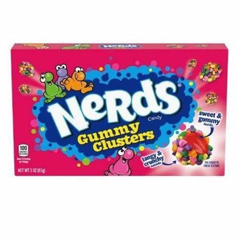 NERDS GUMMY CLUSTERS THEATER 85G