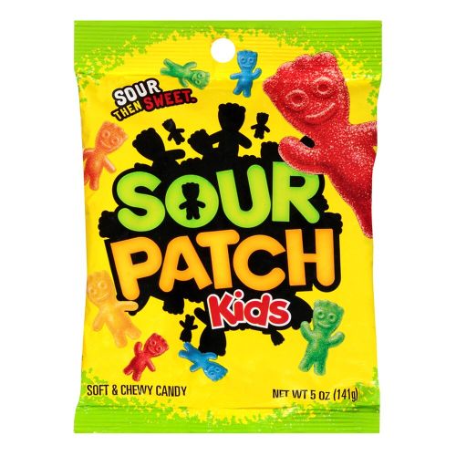 SOUR PATCH KIDS BIG HEADS SOFT & CHEWY CANDY 141G