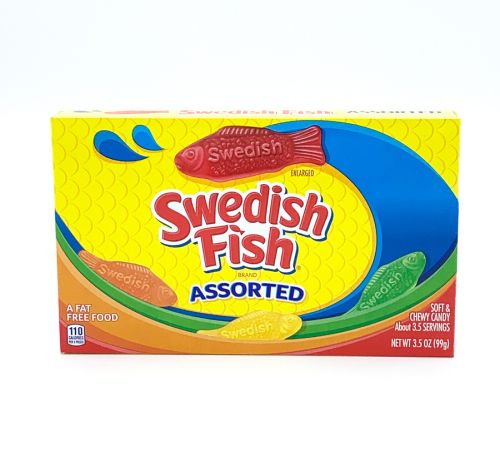 SWEDISH FISH ASSORTED SWEET & CHEW CANDY 99G