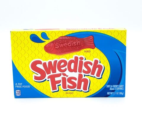 SWEDISH FISH SOFT & CHEW CANDY 88G