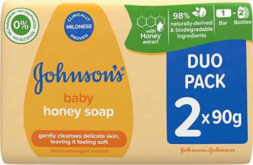 J&J BABY HONEY SOAP DUO PACK 2X90G