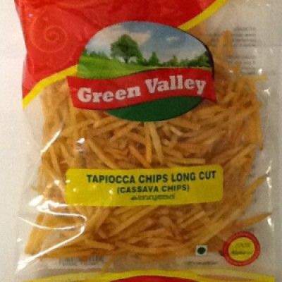 GREEN VALLEY TAPIOCA CHIPS LONG CUT (CASSAVA CHIPS) 180G