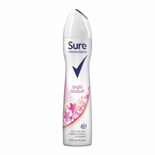 SURE A/P DEODRANT BRIGHT FOR WOMEN 250ML