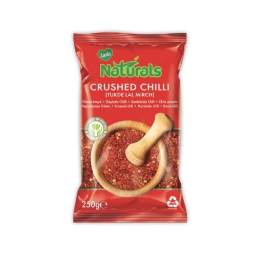 LAILA NATURAL CRUSHED CHILLI 250G