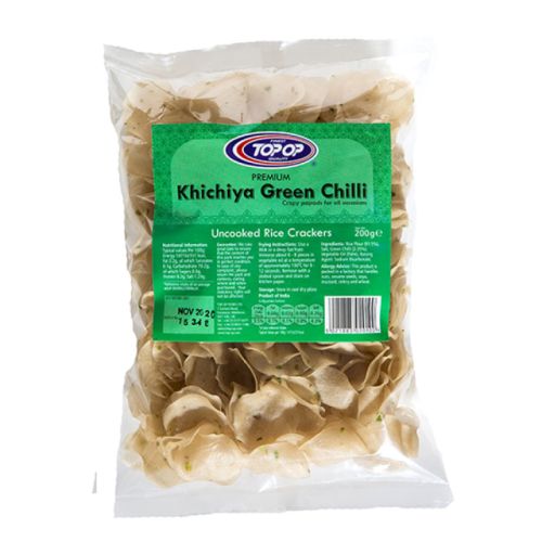 TOP OP RICE PAPDI GREEN CHILLI 200G