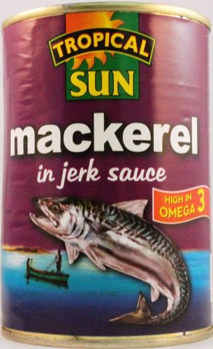 TROPICAL SUN MACKEREL IN JERK SAUCE 400G