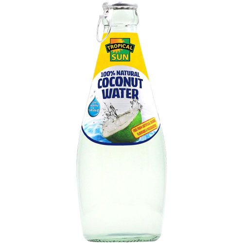 TROPICAL SUN COCONUT WATER NATURAL GLASS 300ML