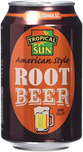 TROPICAL SUN ROOT BEER CANS 330ML