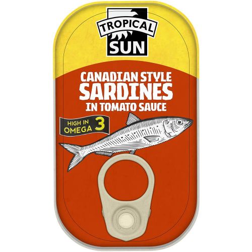 TROPICAL SUN CANADIAN STYLE SARDINES IN TOM SAUCE 106G