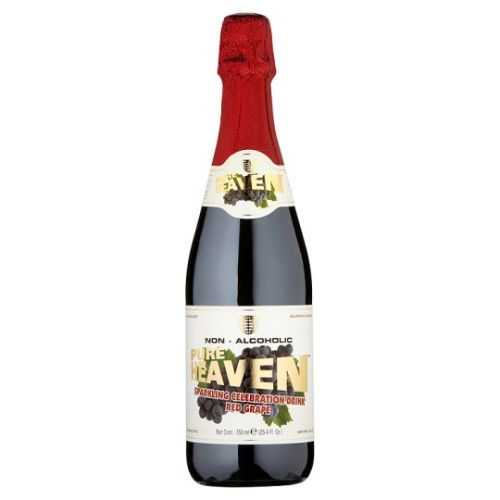 PURE HAVEN RED GRAPE SPARKLING JUICE 750ML