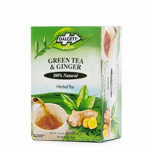 DALGETY GREEN TEA & GINGER TEA 40G