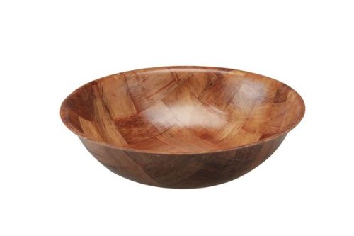 Woven wood bowl 20cm