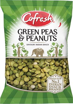 COFRESH GREEN SPICY PEAS WITH PEANUTS 350G