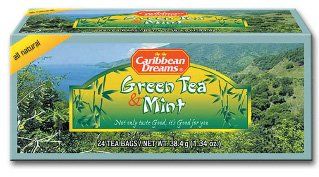 CARIBBEAN DREAMS GREEN TEA & MINT TEA 38.4G