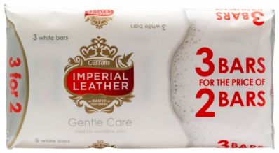 IMPERIAL LEATHER SOAP GENTLE CARE 3FOR2