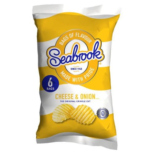 SEABROOK CHEESE & CHIVES  6 PACK