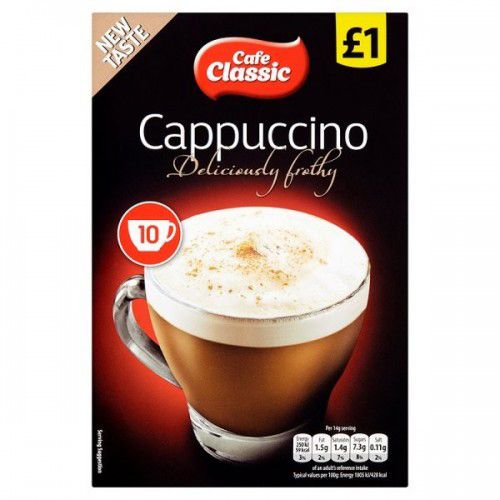 CAFE CLASSIC CAPPUCCINO SACHETS 140G