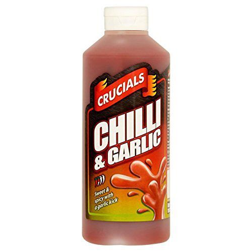 CRUCIAL CHILL&GARLIC SQUEEZY SAUCE 1LT