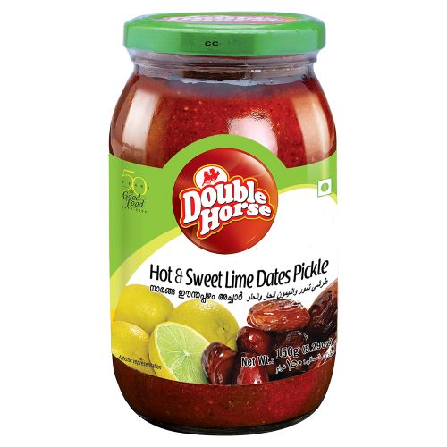 DOUBLE HORSE HOT & SWEET LIME DATE PICKLE 400G