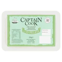 CAPTAIN COOK SALTED COD 250G