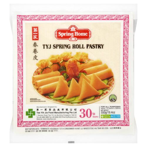 TYJ 10'' SPRING ROLL PASTRY ( 30 SHEETS )