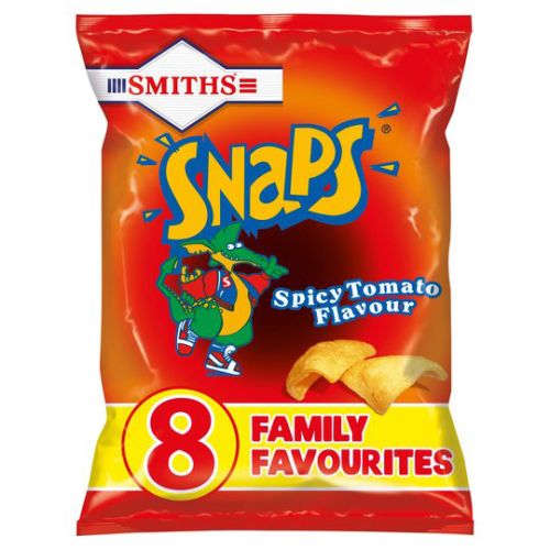 SMITHS SNAPS SPICY TOMATO VALUE 8 PACK