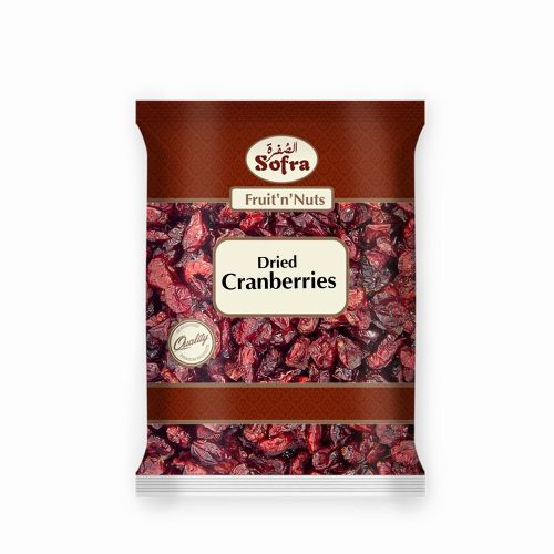 SOFRA NUTS MEDIUM CRANBERRIES DRIED 180G