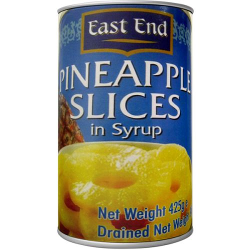 EAST END PINEAPPLE SLICES 425G