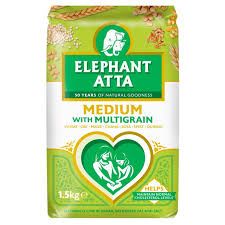ELEPHANT ATTA MEDIUM MULTIGRAIN 1.5KG