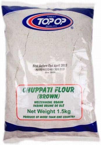 TOPOP CHUPPATY FLOUR BROWN 1.5KG
