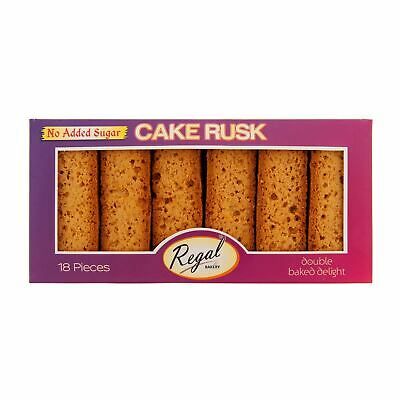REGAL CAKE RUSK SUGAR FREE 18PC 300G
