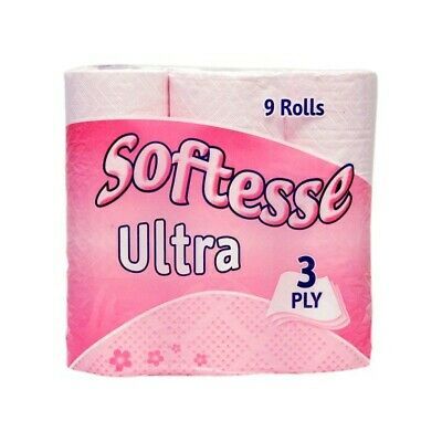 SOFTESSE 3PLY TOILET ROLL ( 9 PACK )