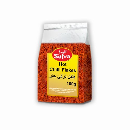 SOFRA SPICES HOT CHILLI FLAKES 100G